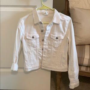 white denim jacket